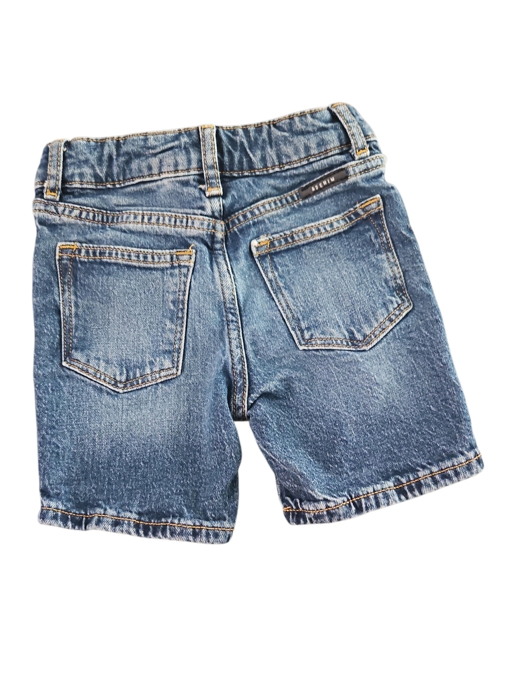 H&M Baby Kids Blue Denim Shorts - Distressed Style Size 3t Unisex Boys Girls - Picture 2 of 4